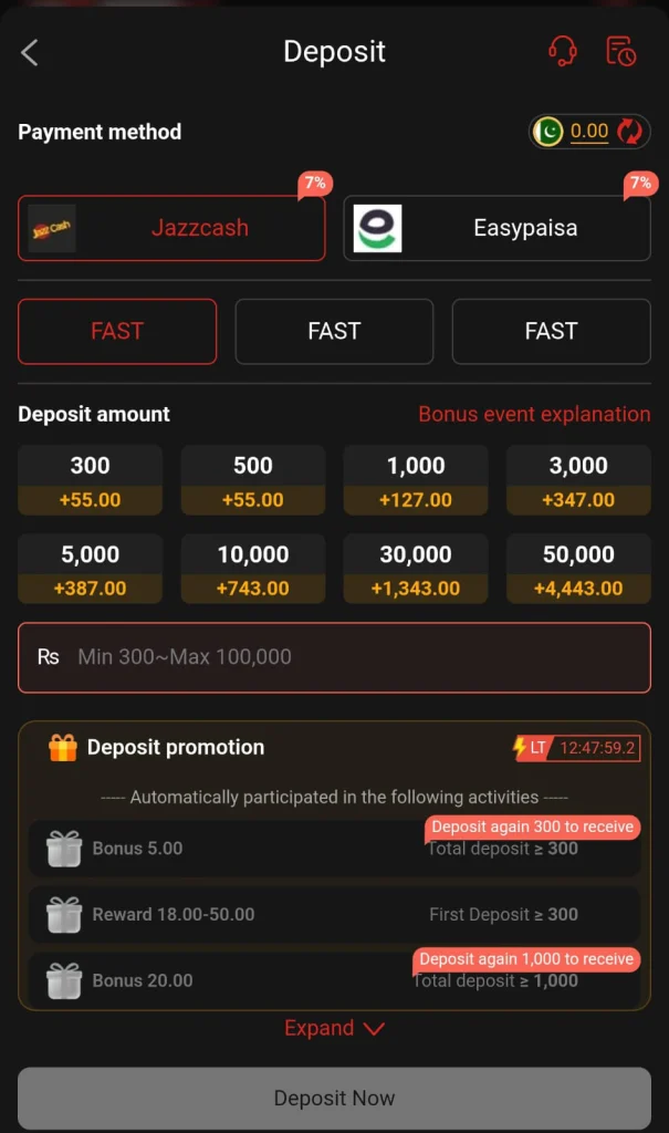 999sx deposit method