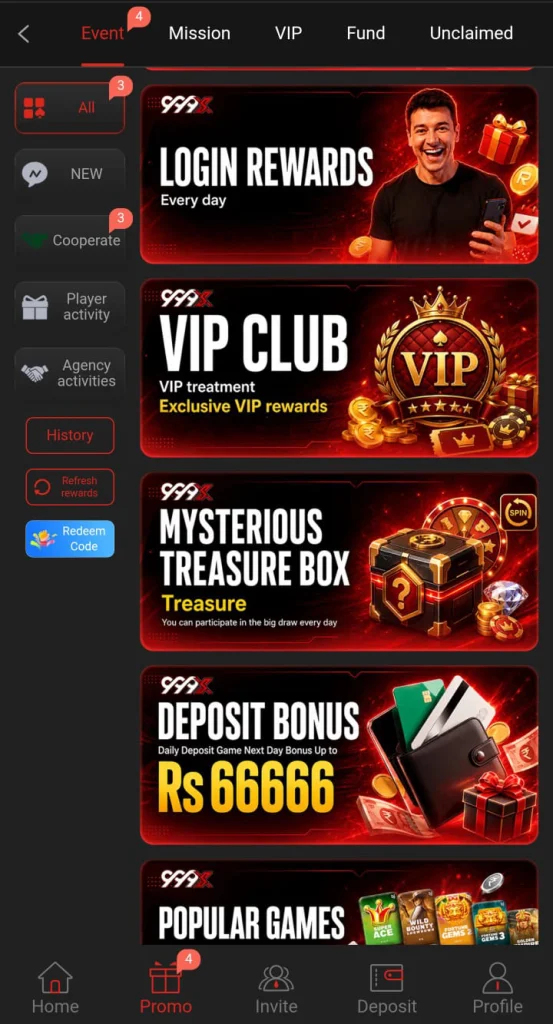 999sx game event