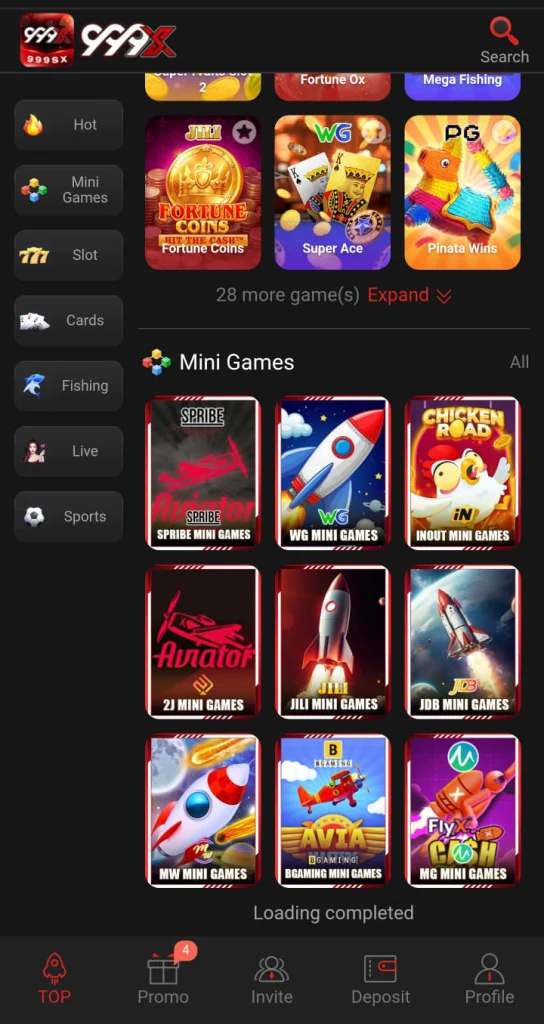999sx mini game