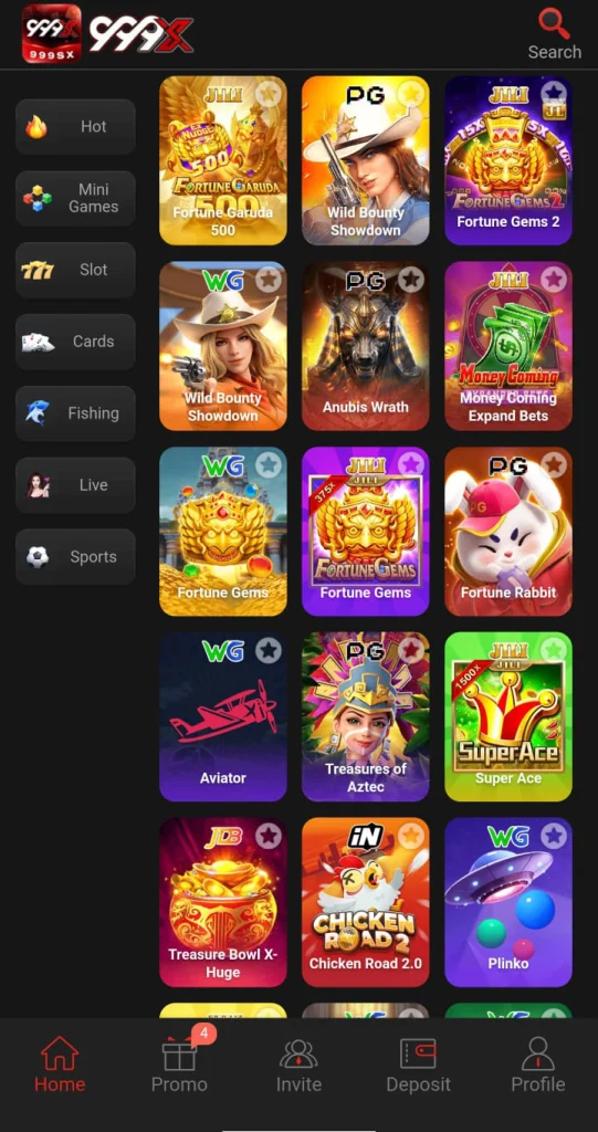999sx pg games